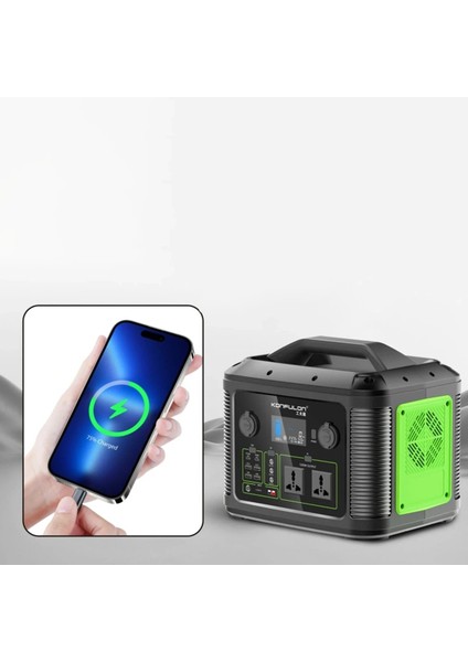 CN06 Powerbank 1200W 315.000 Mah Kamp Şarj 60W Pd - Siyah