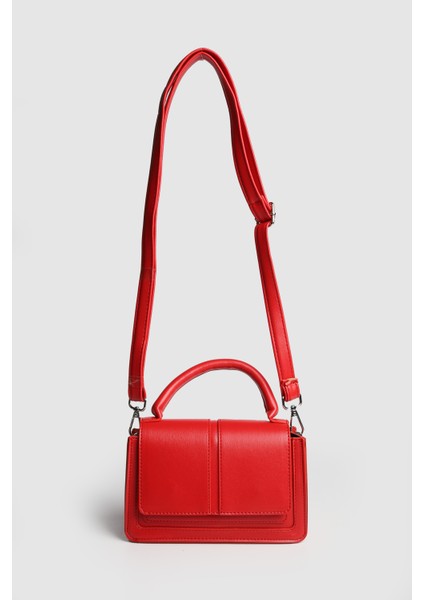 Kadın Jesica Mini Boy El ve Askılı Çanta Kırmızı modelleri