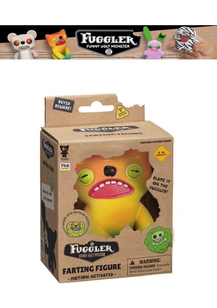 Fuggler Koleksiyon Flok Gaz Çıkaran Tekli Figür - 12 cm - Model 1