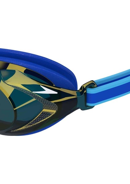 Çocuklar Için Mavi Aynalı Yarış Gözlüğü, Şık ve Rahat Tasarım indirimleri