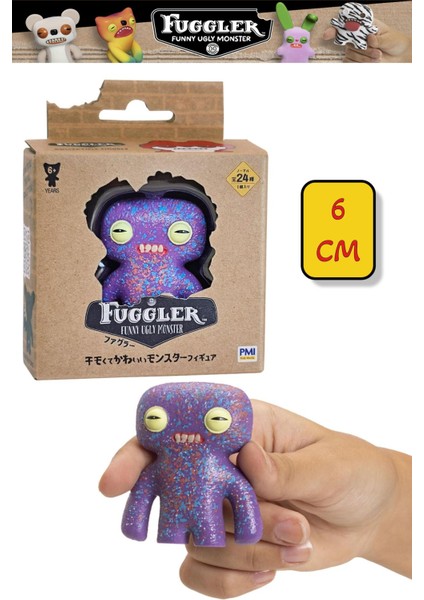 Fuggler Koleksiyon Tekli Figürü - 6 cm - Squidge Purple