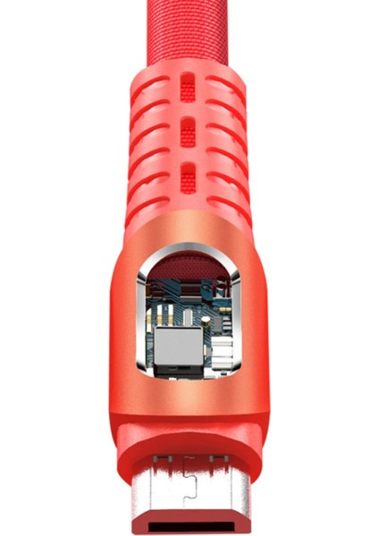 DC28 Micro USB Kablo 1m 2.4A - Mavi