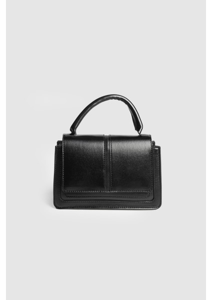 Kadın Jesica Mini Boy El ve Askılı Çanta Siyah