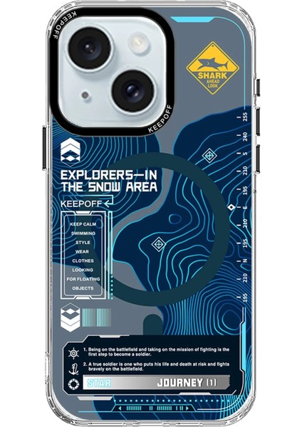iPhone 15 Map Magsafe Kapak - Island