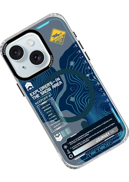 iPhone 15 Map Magsafe Kapak - Island