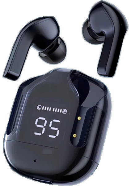 GT13 Dijital Şarj Göstergeli Kablosuz Airpods Kulaklık - Siyah