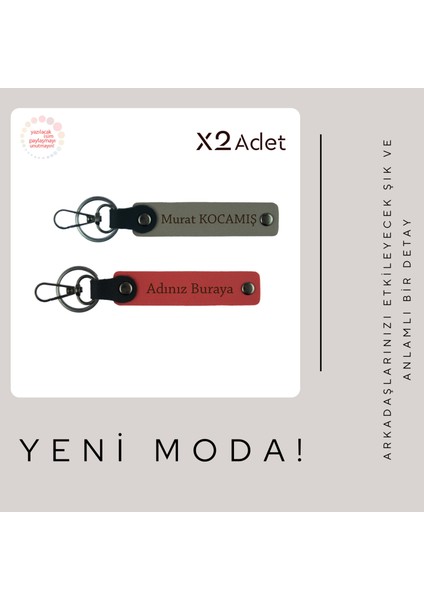 Gezgin Ruhlara Yolculuk Temalı Anahtarlık, Karavan Figürlü 2’li Set, Isim Yazılı, Kül Gri-Gök Mavi fiyatları