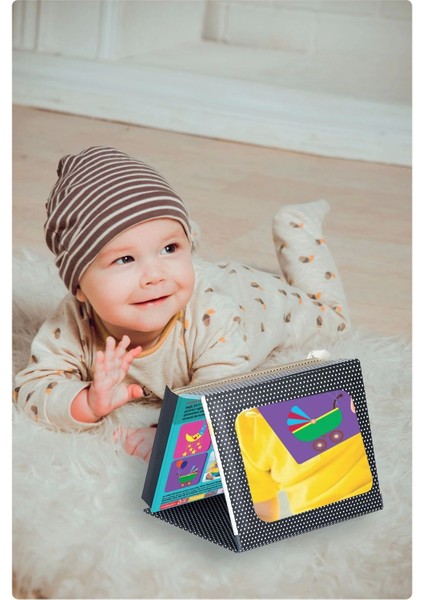 Tummy Time Aynalı Zeka Kartları-Eğitici Kartlar