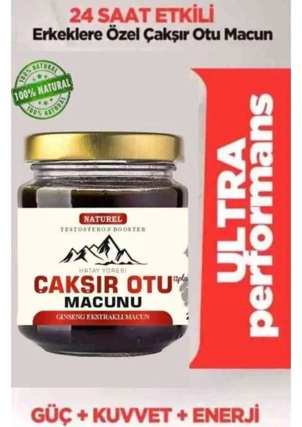 Bitkisel Çakşır Otu Macunu Erkeklere Özel Performans Yükselticili Macun 240 gr x 3 Adet