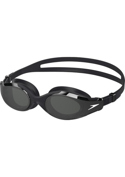 Aynalı Yetişkin Yüzücü Gözlüğü, Siyah, Konforlu ve Şık Tasarım