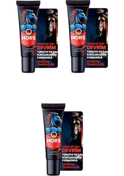 Hors Active Krem 50 ml x 3 Adet