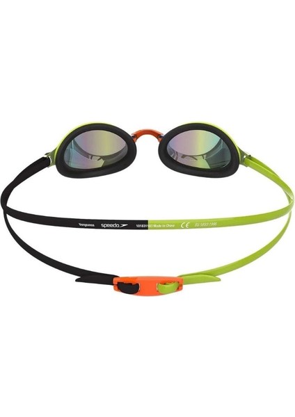 Renkli Aynalı Yarış Gözlüğü, Yeşil ve Turuncu, Şık ve Konforlu Tasarım modelleri