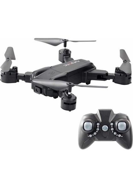 Foldable Drone Işıklı USB Şarjlı Kameralı Uzaktan Kumandalı Drone