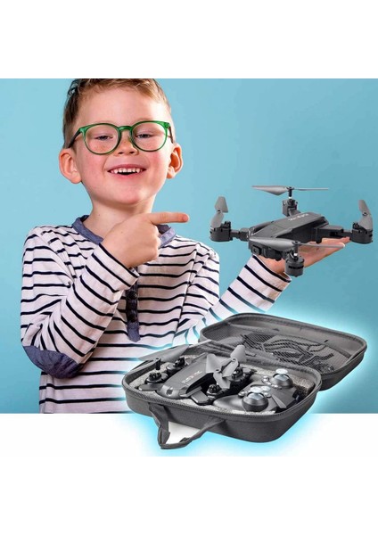 Foldable Drone Işıklı USB Şarjlı Kameralı Uzaktan Kumandalı Drone