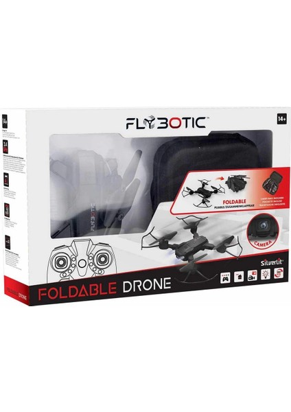 Foldable Drone Işıklı USB Şarjlı Kameralı Uzaktan Kumandalı Drone