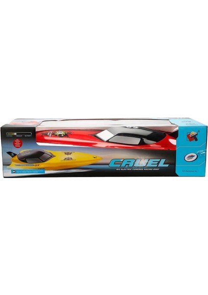 Motorlu USB Şarjlı Uzaktan Kumandalı Yarış Teknesi 74 cm