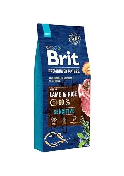 Brit Premium Nature Sensitive Kuzulu Yetişkin Köpek Maması 15 kg