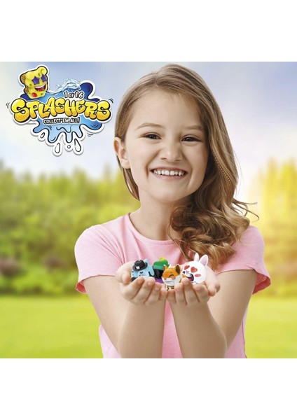 3 Adet Sürpriz Splashers Fill & Squish! Sıkımlık Stress Giderici Yumuşak Mini Su Tabancası modelleri