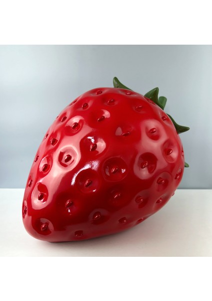 Çilek Dekoratif Biblo Heykel 30 cm x 33 cm modelleri