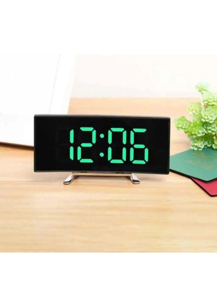 Oval Masa Saati, Dijital Alarm, Termometre, LED Ekran, Erteleme, Sıcaklık Gösterge fiyatları