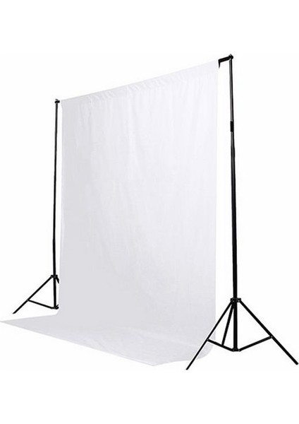 Seyyar Katlanabilir Kumaş Fon Perde Beyaz 3 x 6 Metre fiyatları