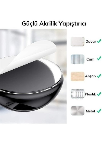 Çok Amaçlı Kablo Tutucu Akrilik Güçlü Yapışkanlı Organizer Düzenleyici 16 Parça Set Kolay Ku