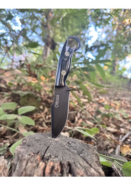 Küçük Av Bıçağı, 1075 Karbon Çelik ve Verzalit Kabza - Kamp Bıçağı - Outdoor Bıçak - Buşkraft Bıçak fırsatları