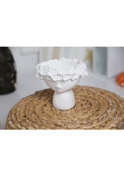 Kadın Figürlü Çiçekli Çok Amaçlı Vazo, Anahtarlık, Saksı fiyatları