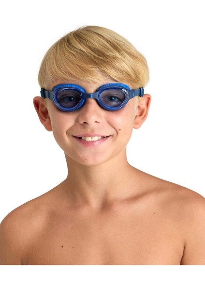 Çocuk Yüzücü Gözlüğü Mavi 6- 12 Yaş, Nefes Alıcı ve Konforlu Tasarım modelleri