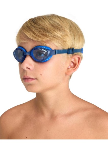 Çocuk Yüzücü Gözlüğü Mavi 6- 12 Yaş, Nefes Alıcı ve Konforlu Tasarım fırsatları