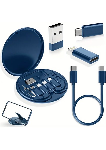 Hızlı Şarj Için Tasarlanmış 60W USB C ile USB C Kablosu / Tüm Gsm'ler Iphone, Type-C ve Micro Usb.