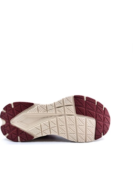 H24801 Dee Vişne Kırmızı Renk Lastik Bağcıklı Kadın Sneaker Spor Ayakkabı