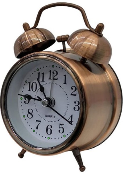 Bronz Metal Vintage Çalar Saat, Şık ve Şıklık Katıcı Dekoratif Saat fiyatları