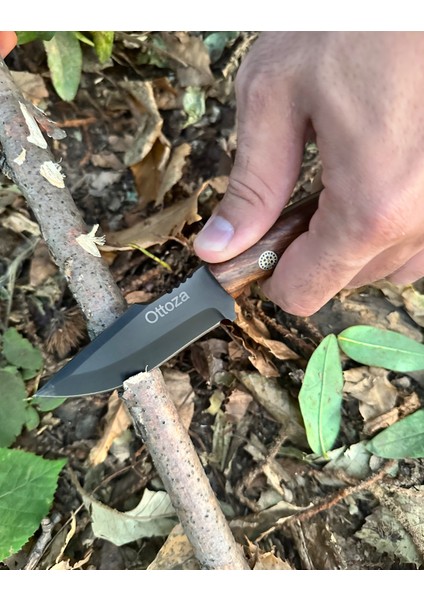 Küçük Av Bıçağı, 1075 Karbon Çelik ve Ceviz Ağacı Kabza - Kamp Bıçağı - Outdoor Bıçak - Buşkraft Bıçak fırsatları
