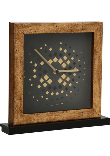 Çok Renkli 23X23 cm Masa Saati, Şık ve Kullanışlı Ev Veya Ofis Dekoru