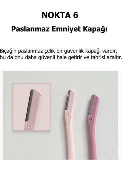 Gri Renkli Kaş ve Yüz Usturası 2'li Set