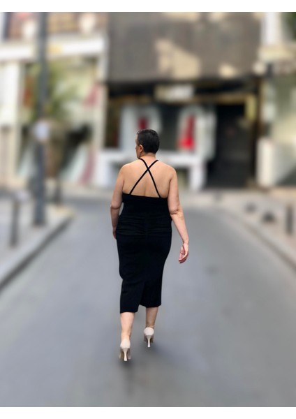 Degaje Yaka Drapeli Midi Boy Abiye