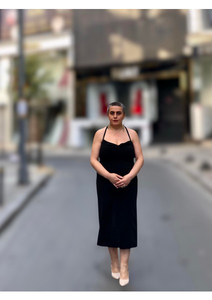 Degaje Yaka Drapeli Midi Boy Abiye