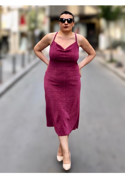 Degaje Yaka Drapeli Midi Boy Abiye modelleri