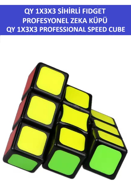 Qy 1X3X3 Magıc Fıdget Profesyonel Speed Cube-Qy 1X3X3 Magıc Fıdget Profesyonel Zeka Küpü-Sabır Küpü