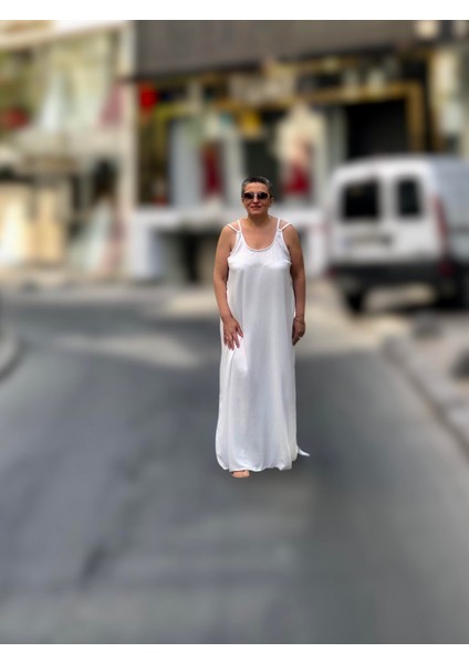 Cep Detaylı Askılı Salaş Elbise fırsatları