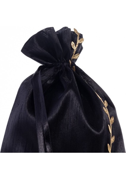 Osmanlı Ipeğinden 4 Parça Çeyiz Seti, Siyah