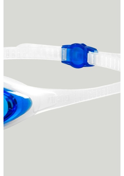 Yetişkin Yüzme Gözlüğü Mavi Beyaz, Konfor ve Şıklık Için Tasarlandı