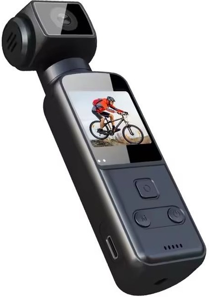 4K Ultra HD Aksiyon Kamera – WiFi, Harici Mikrofonlu, 170° Dönebilen Başlık, Suya Dayanıklı
