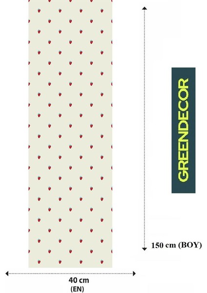 Çilek Bej Krem Desenli Özel Tasarım Runner Dijital Baskılı Dekoratif Masa Örtüsü Şık Ev Dekorasyonu fiyatları