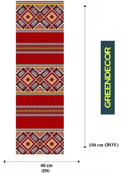 Etnik Anadolu Motif Özel Tasarım Desenli Runner Dijital Baskılı Dekoratif Masa Örtüsü Ev Dekorasyonu fiyatları