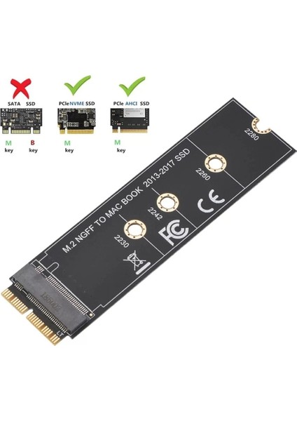 Nvme SSD macbook SSD Çevirici M.2 Nvme SSD 2013 2017 macbook SSD Çevirici Nvme SSD A1465 SSD Çevirici A1466 SSD