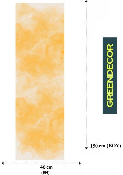 Sarı Bohem Bej Desenli Şık Özel Tasarım Runner Dijital Baskılı Dekoratif Masa Örtüsü Ev Dekorasyonu fiyatları