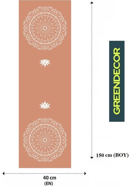 Mandala Lotus Desenli Şık Özel Tasarım Runner Dijital Baskılı Dekoratif Masa Örtüsü Ev Dekorasyonu fiyatları