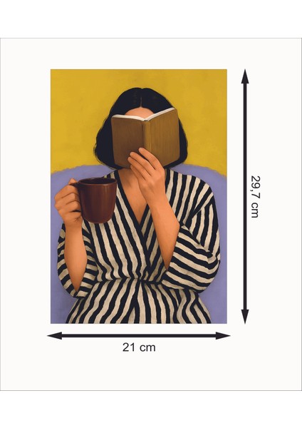 Kitap ve Kahve Retro Mdf Duvar Dekarasyon Tablosu fiyatları